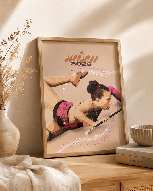 Affiche personnalisée de twirling